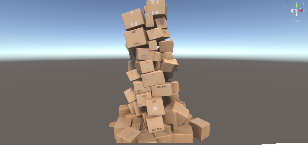 たかーい段ボール