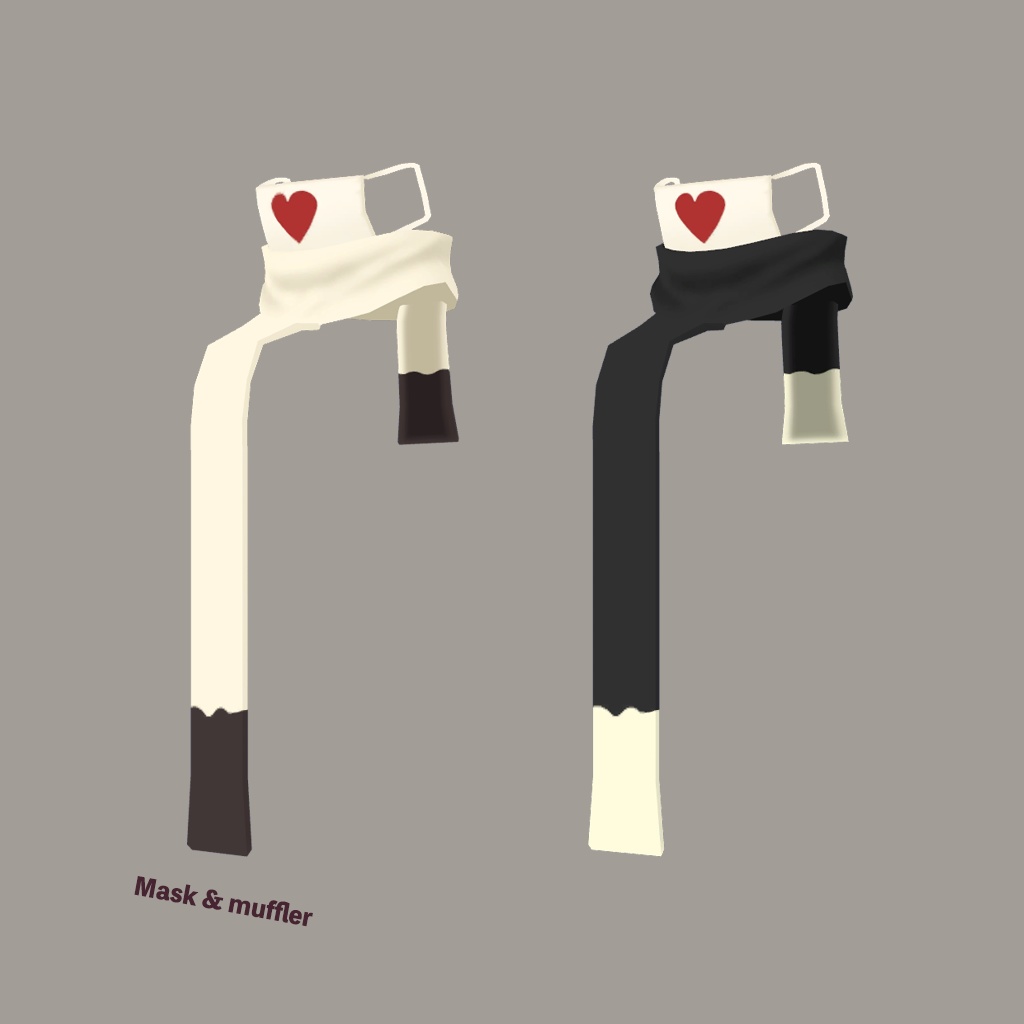 「京狐」専用【3D衣装モデル】きなこ