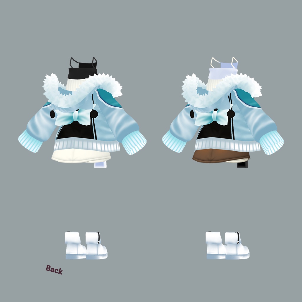 「メリノ」専用【3D衣装モデル】白きなこ