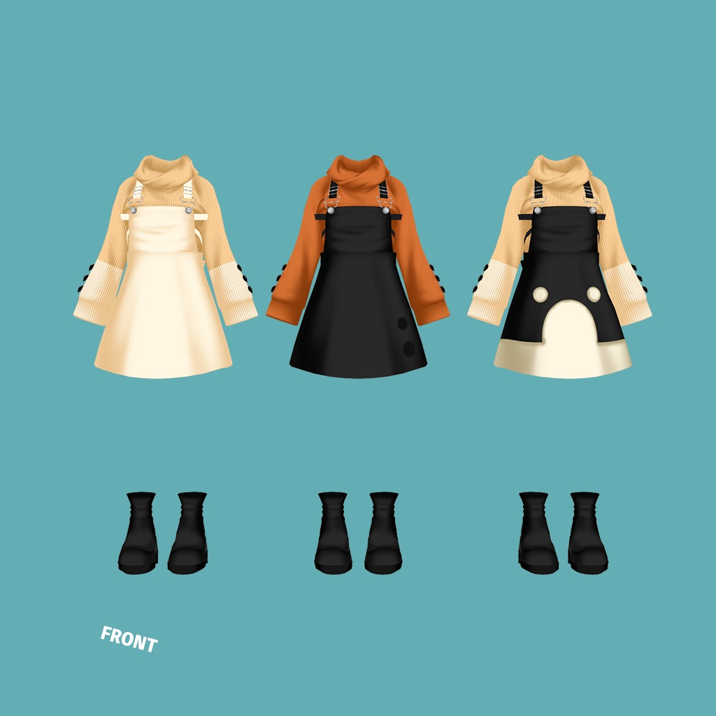 「リアアリス」専用【3D衣装モデル】カプチーノ