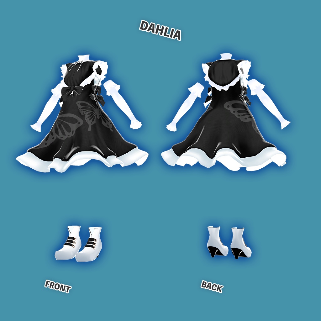 「ウルフェリア」専用【3D衣装モデル】カスミ / ダリア