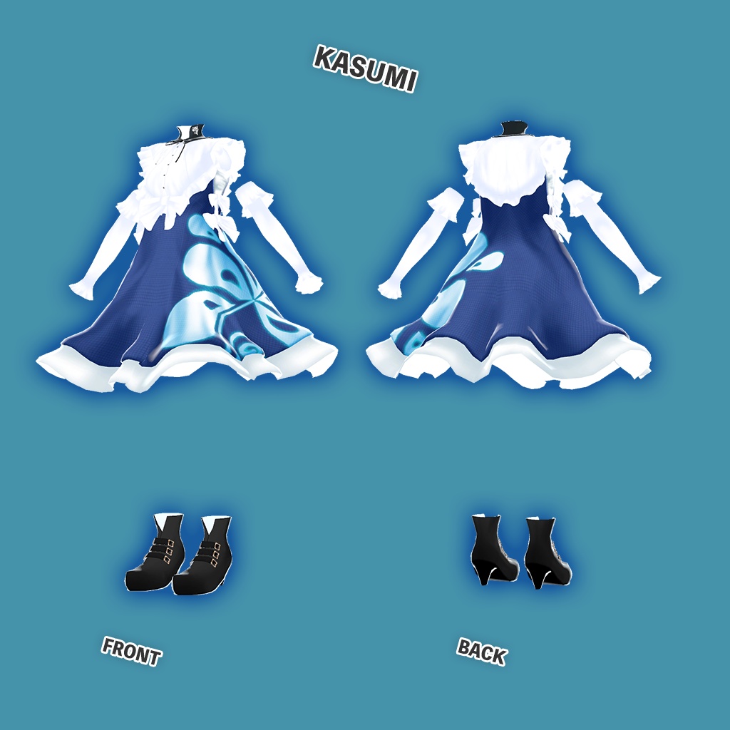 「ウルフェリア」専用【3D衣装モデル】カスミ / ダリア