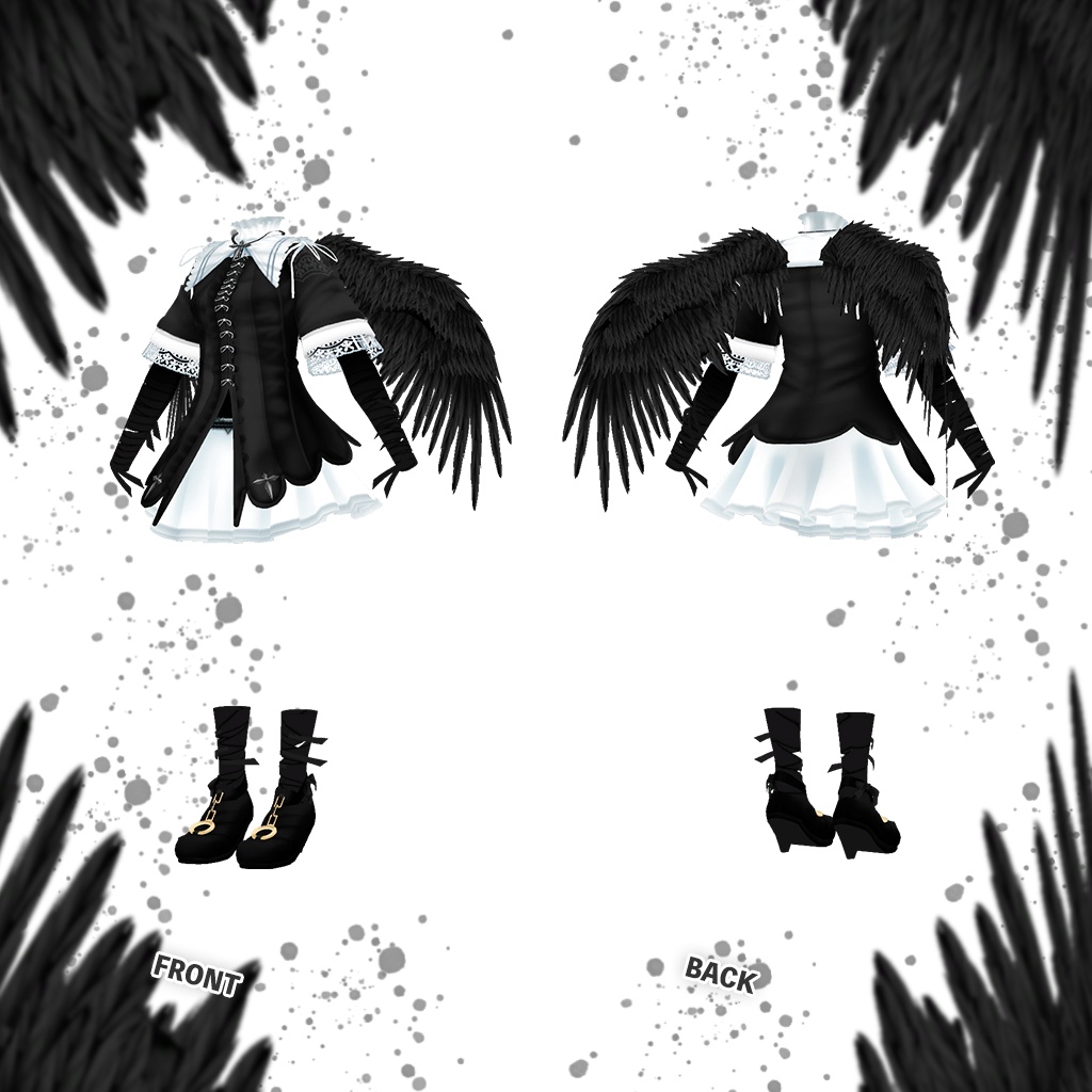 「リアアリス」専用【3D衣装モデル】Crow