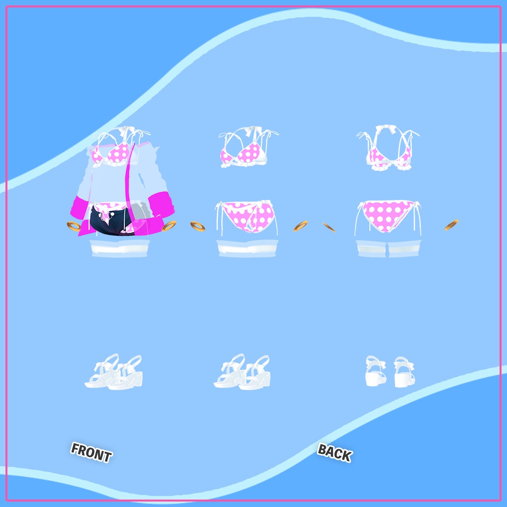 「ウルフェリア」専用【3D衣装モデル】海風