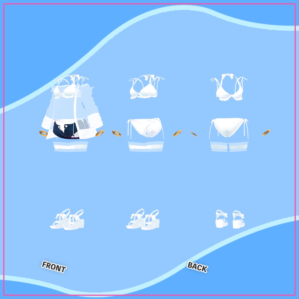 「ウルフェリア」専用【3D衣装モデル】海風