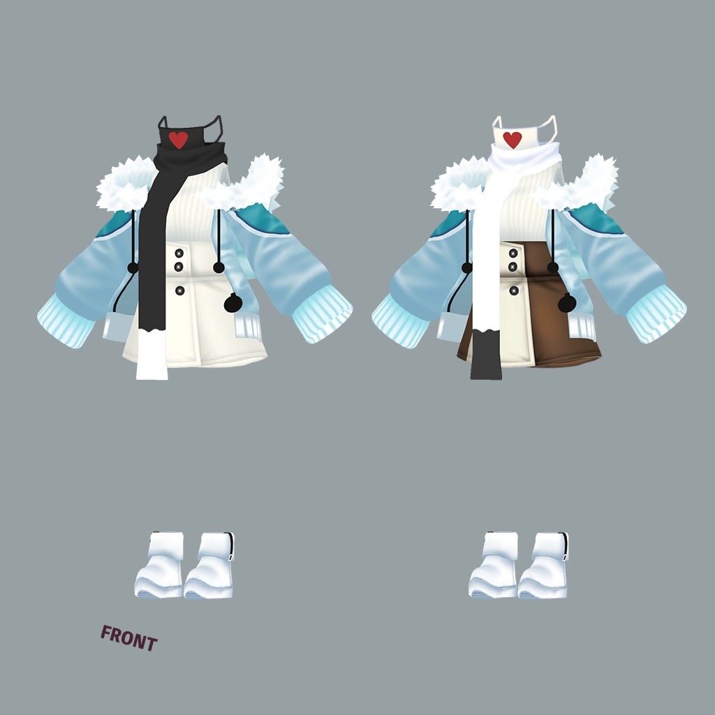 「あのん」専用【3D衣装モデル】白きなこ