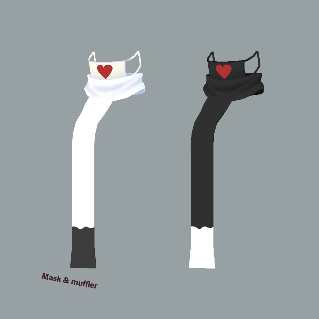 「セフィラ/アッシュ」専用【3D衣装モデル】白きなこ