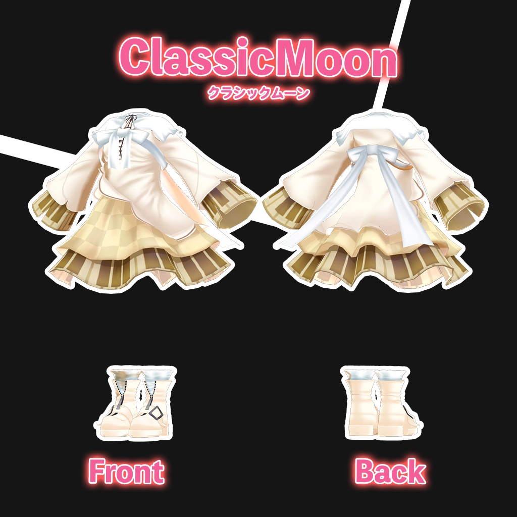 「舞夜」専用【3D衣装モデル】ムーンライト / クラシックムーン