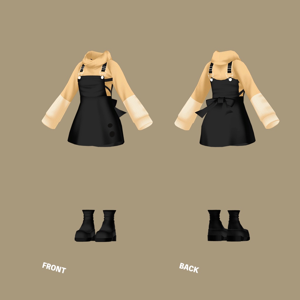 「セフィラ/アッシュ」専用【3D衣装モデル】カプチーノ