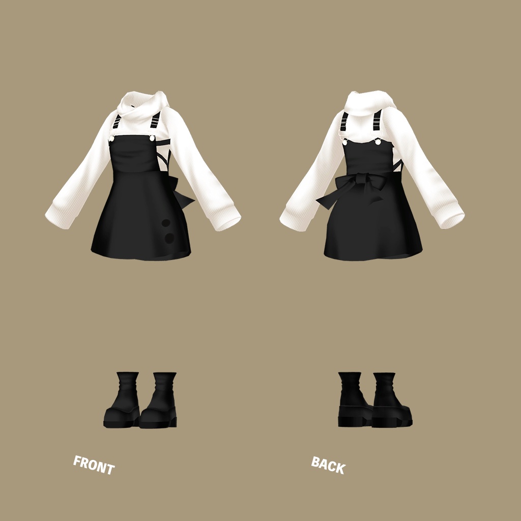 「セフィラ/アッシュ」専用【3D衣装モデル】カプチーノ