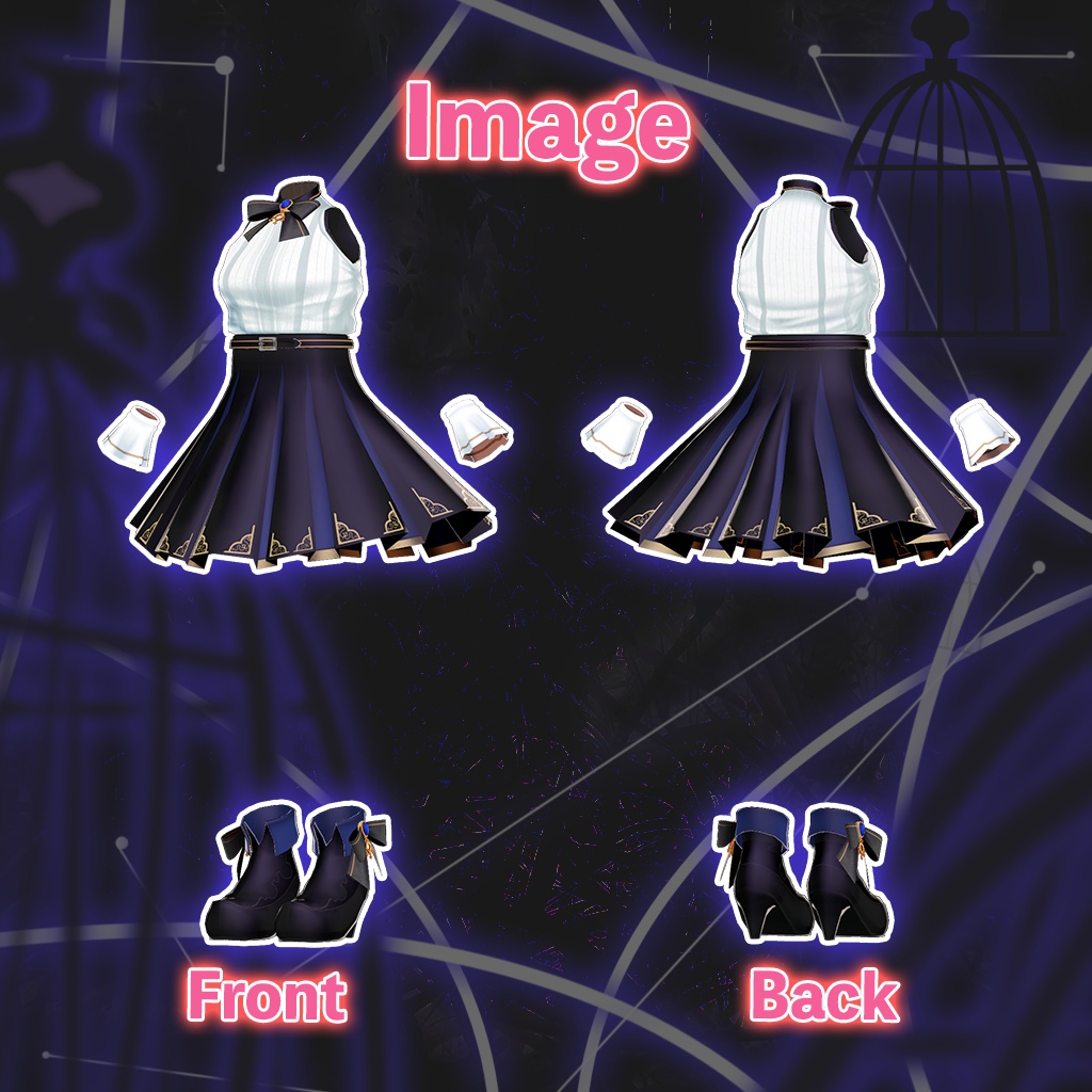 「リーファ」専用【3D衣装モデル】カシオペア