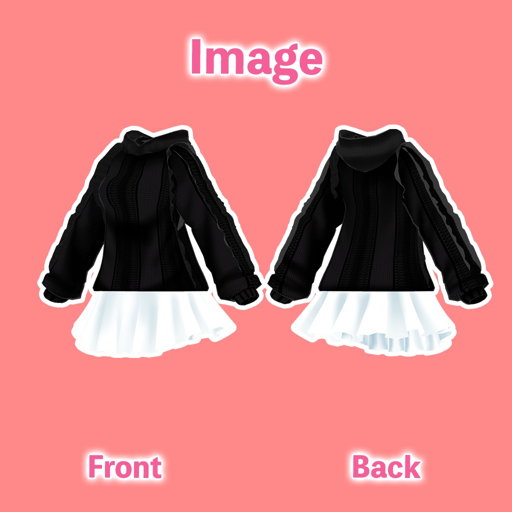 「舞夜」専用【3D衣装モデル】衣装4点セット