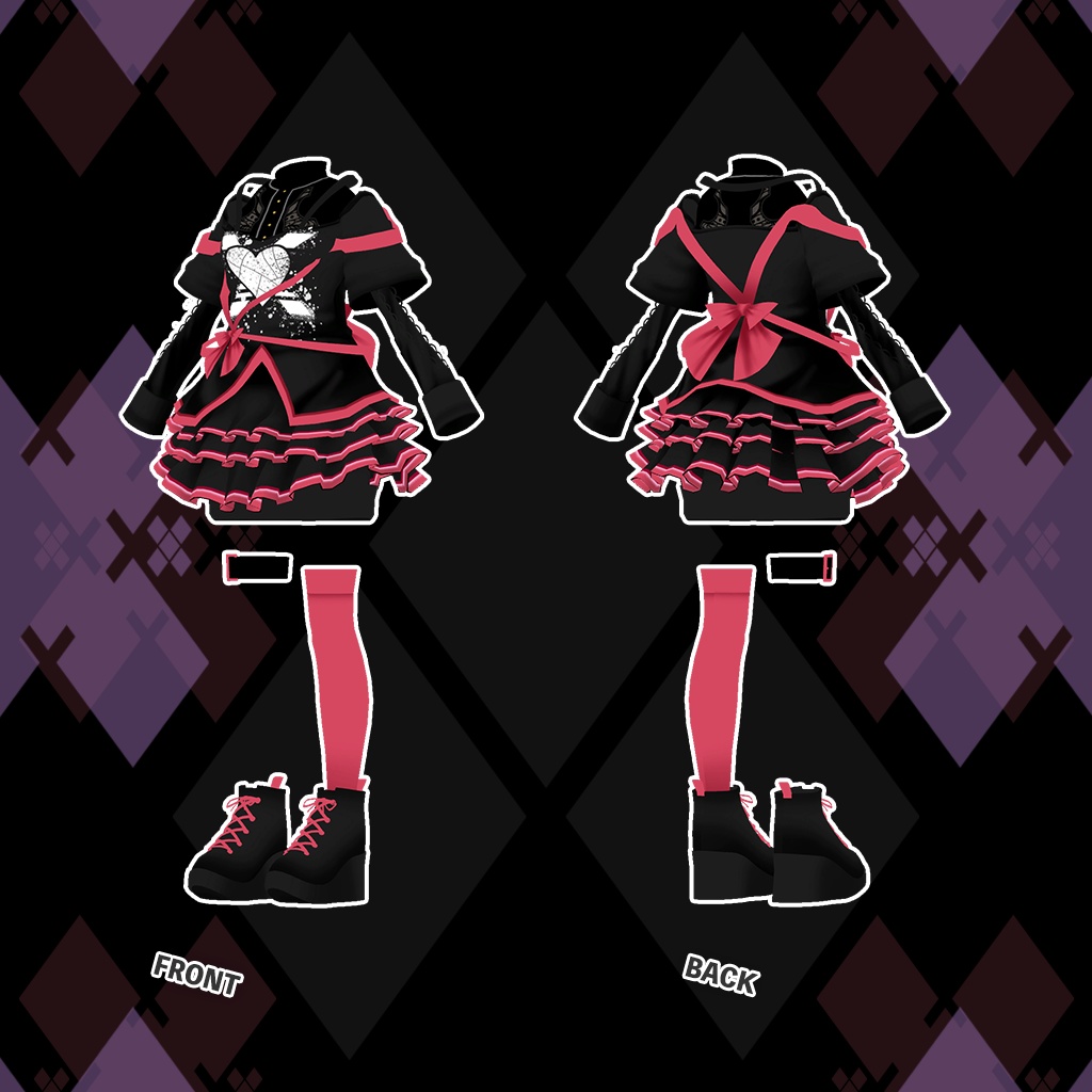 「あのん」専用【3D衣装モデル】フリージア