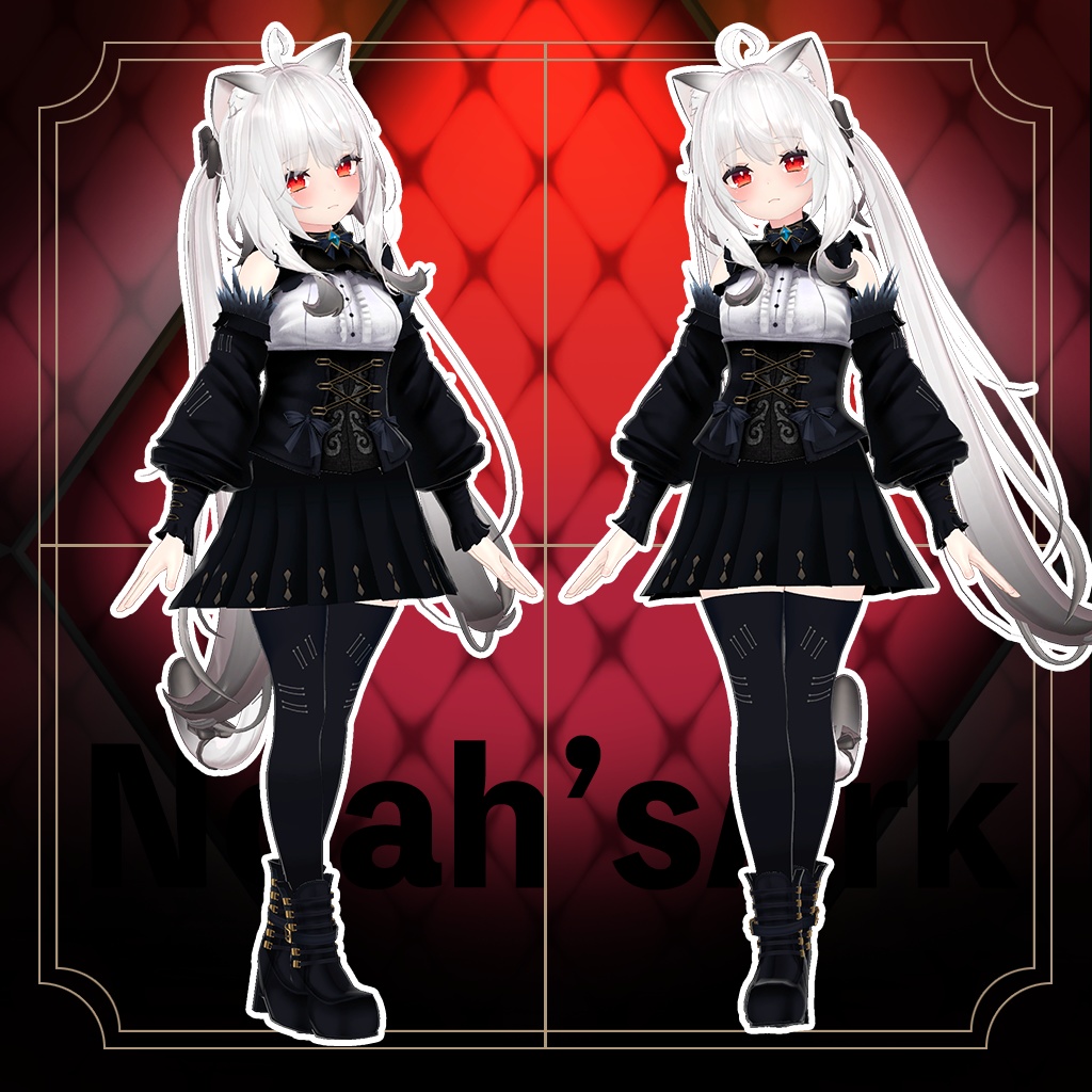 「舞夜」専用【3D衣装モデル】ブラックマリア