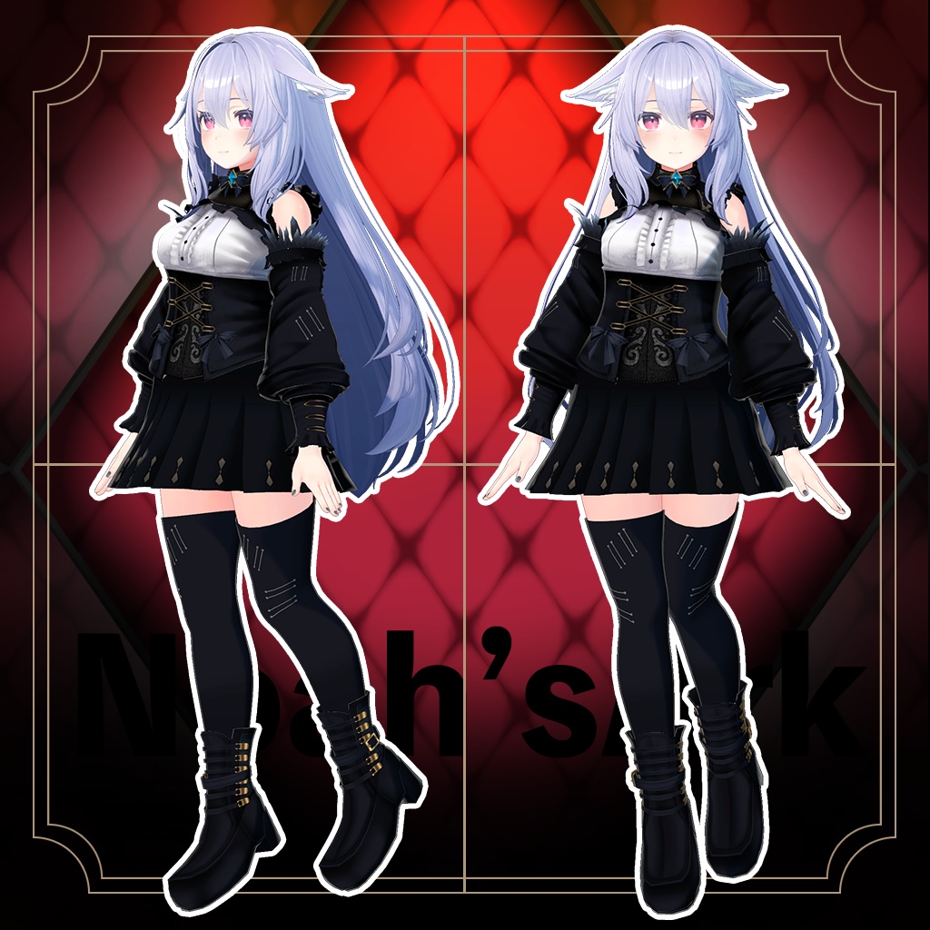 「桔梗」専用【3D衣装モデル】ブラックマリア