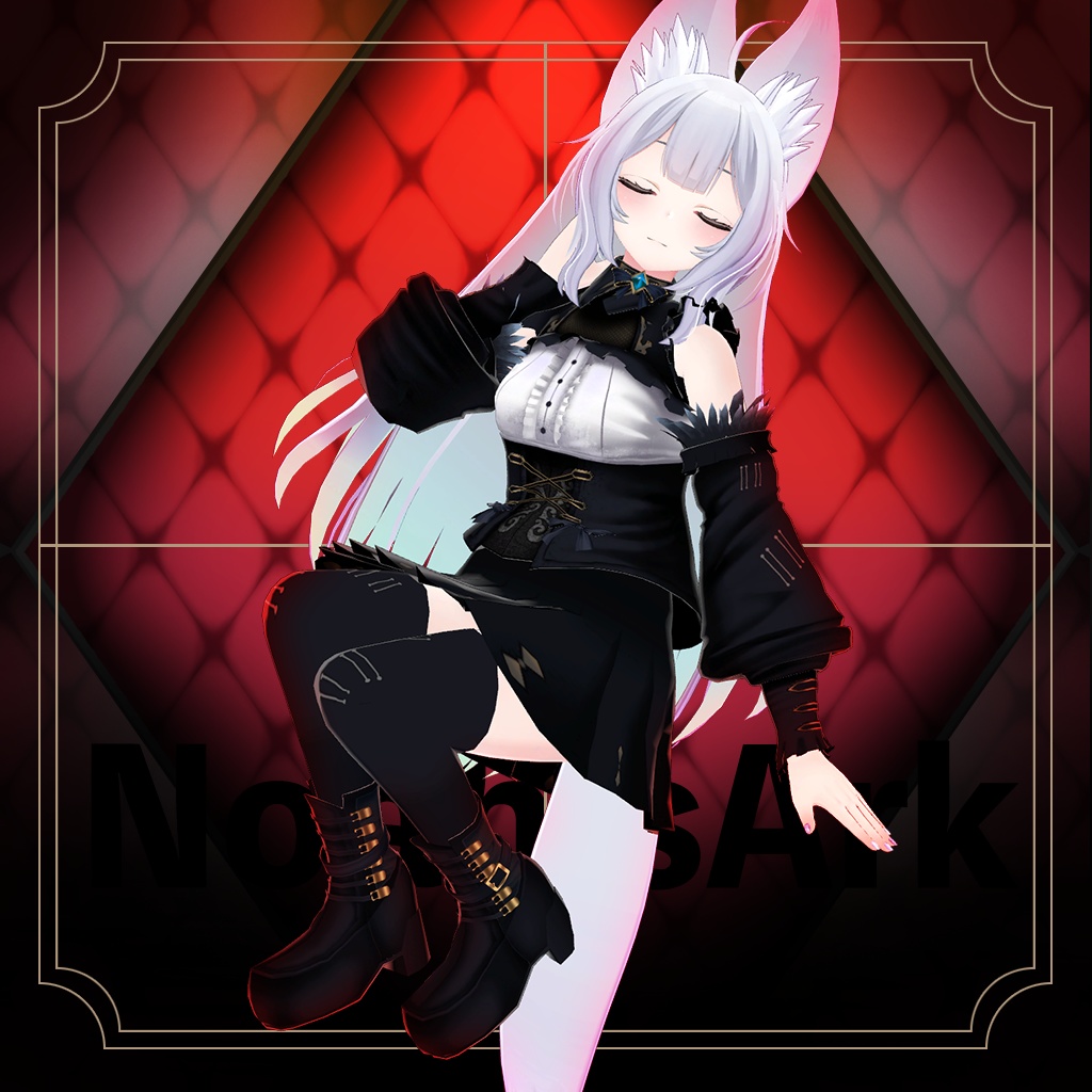「ウルフェリア」専用【3D衣装モデル】ブラックマリア