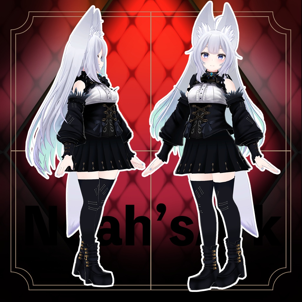 「ウルフェリア」専用【3D衣装モデル】ブラックマリア