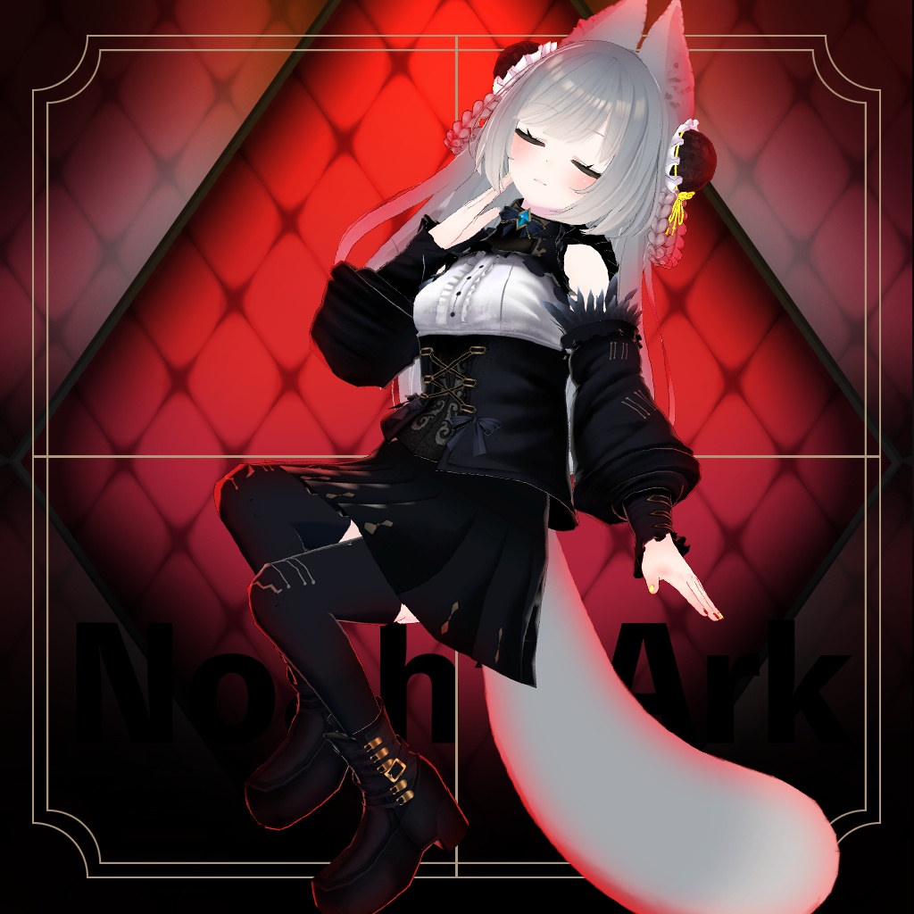 「リーファ」専用【3D衣装モデル】ブラックマリア