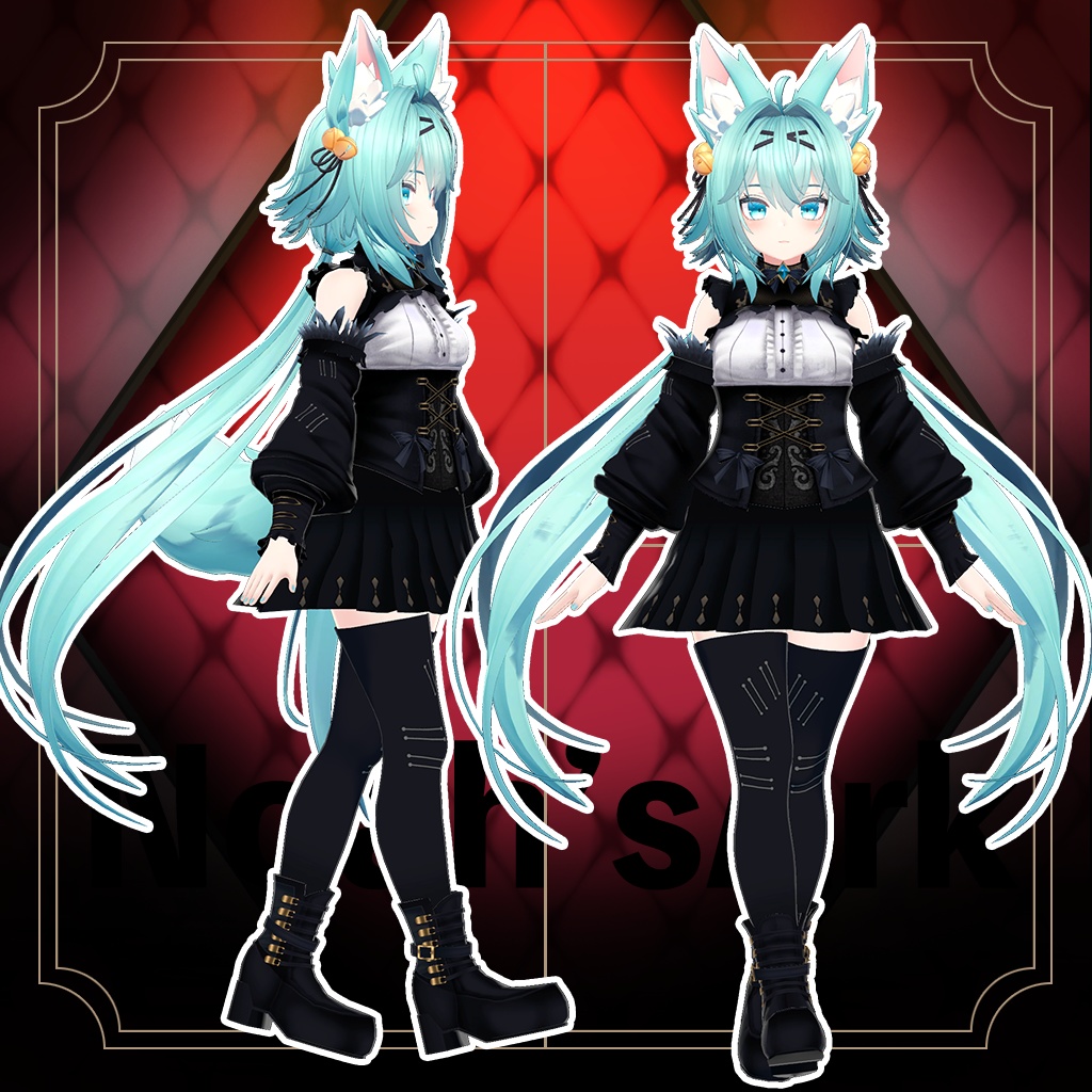 「竜胆」専用【3D衣装モデル】ブラックマリア