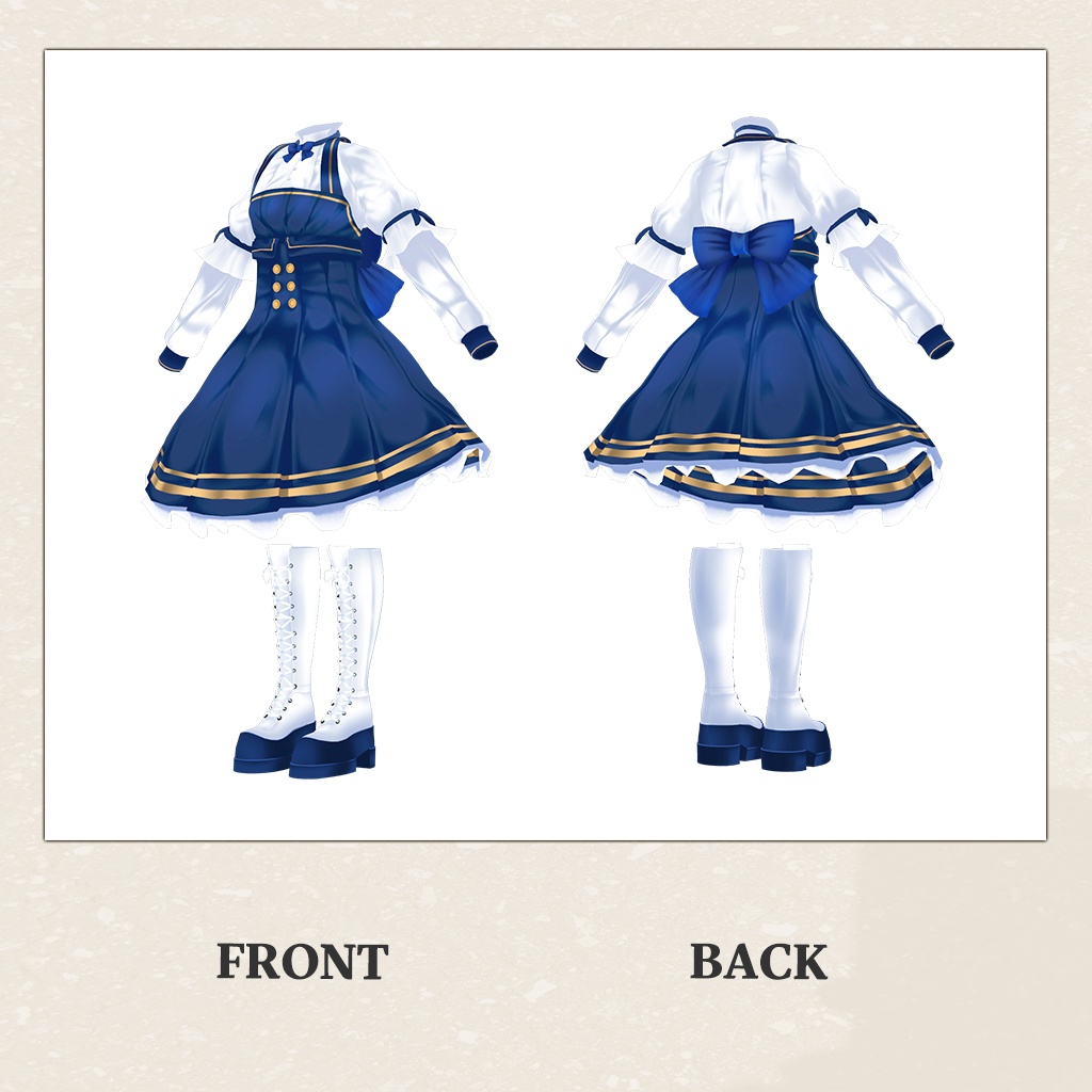 「桔梗」専用【3D衣装モデル】グリグラ