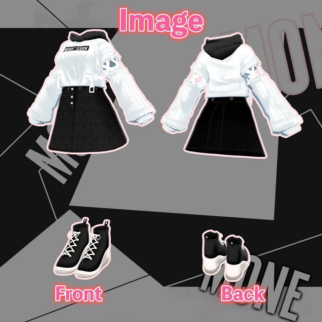 「セフィラ/アッシュ」専用【3D衣装モデル】モネ