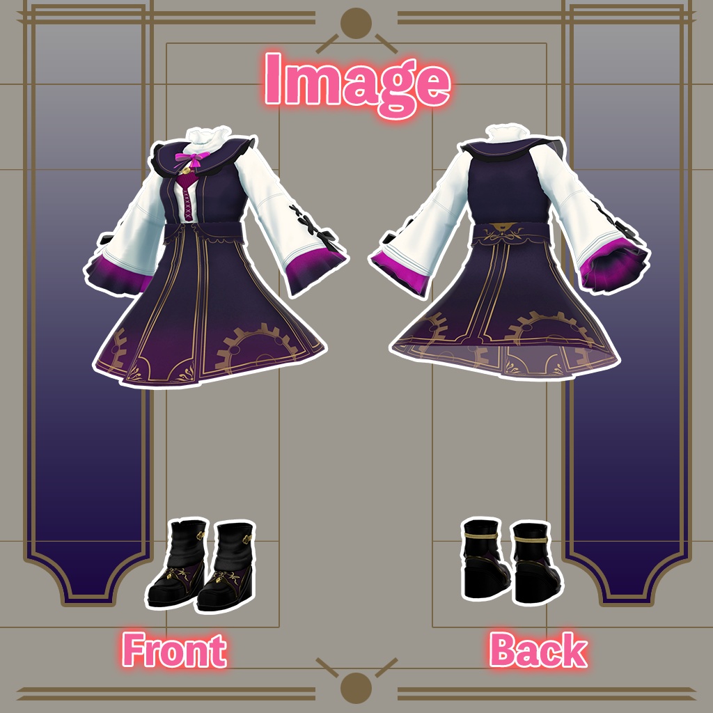 「桔梗」専用【3D衣装モデル】アリーサム