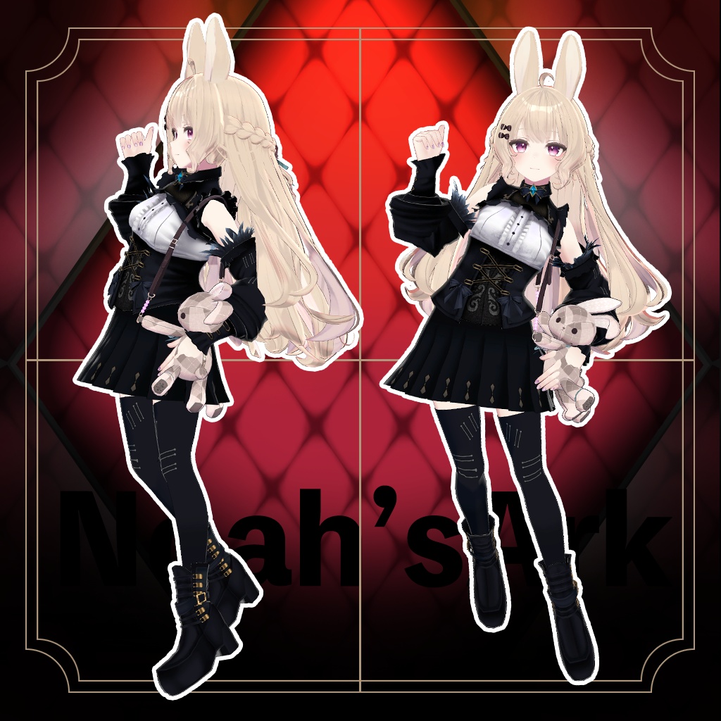 「ルーナリット」専用【3D衣装モデル】ブラックマリア