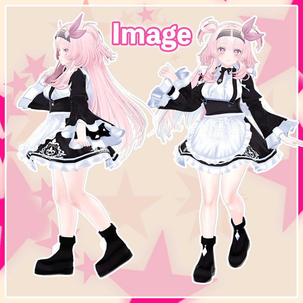 「セレスティア」専用【3D衣装モデル】メイド