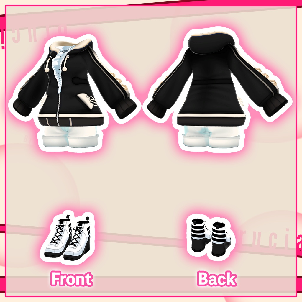 「ルーナリット/リーファ」専用【3D衣装モデル】ブルーシア