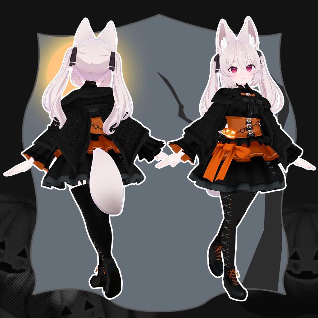 「カリン」専用【3D衣装モデル】ハロハロ