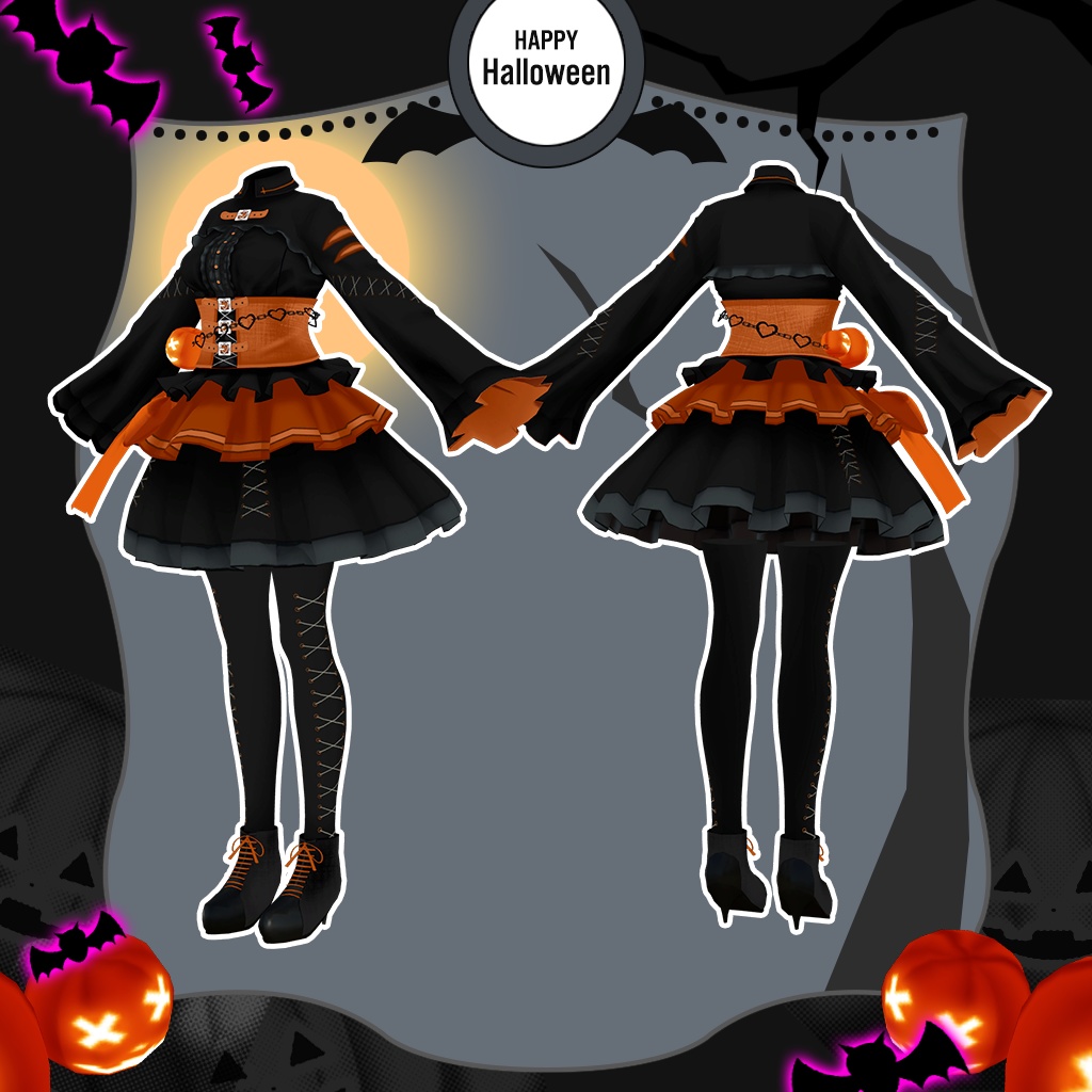 「ゾメちゃん」専用【3D衣装モデル】ハロハロ