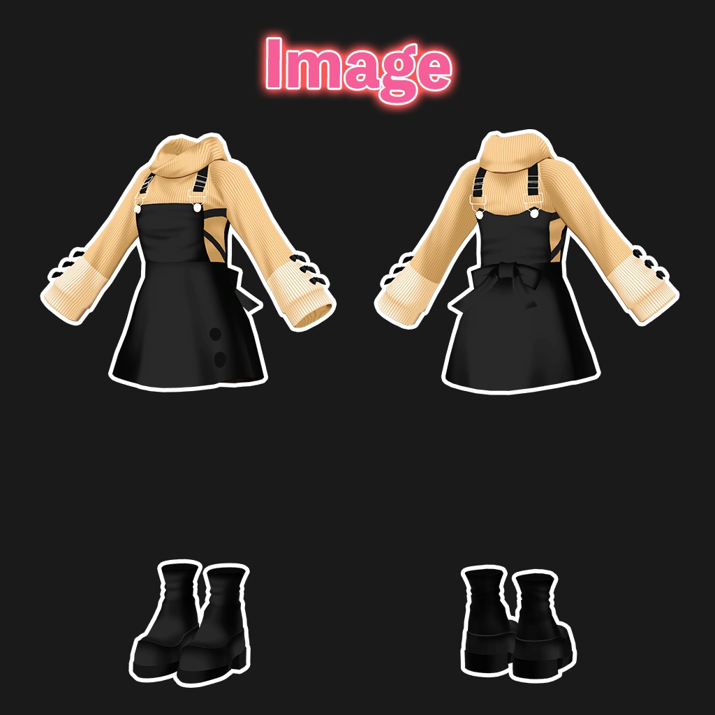 「ゾメちゃん」専用【3D衣装モデル】カプチーノ