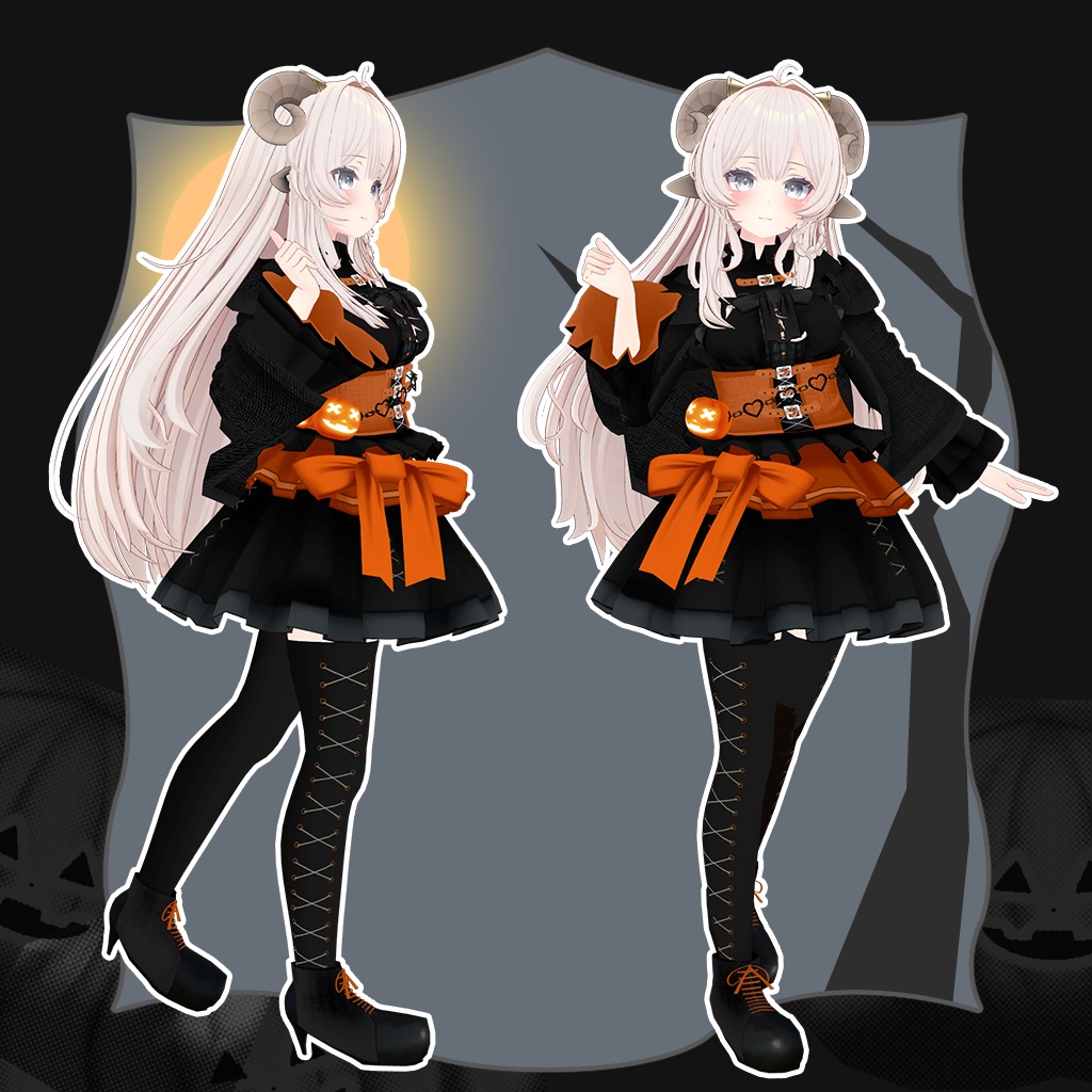 「うるる」専用【3D衣装モデル】ハロハロ