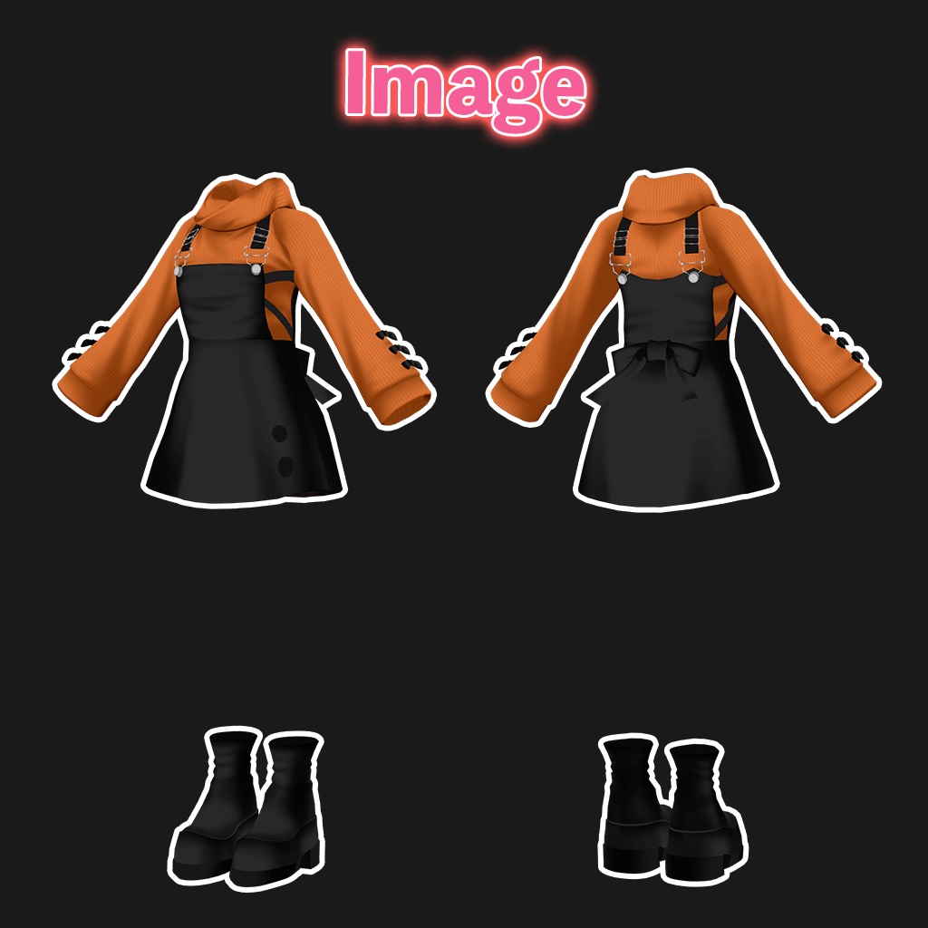 「ルシナ」専用【3D衣装モデル】カプチーノ