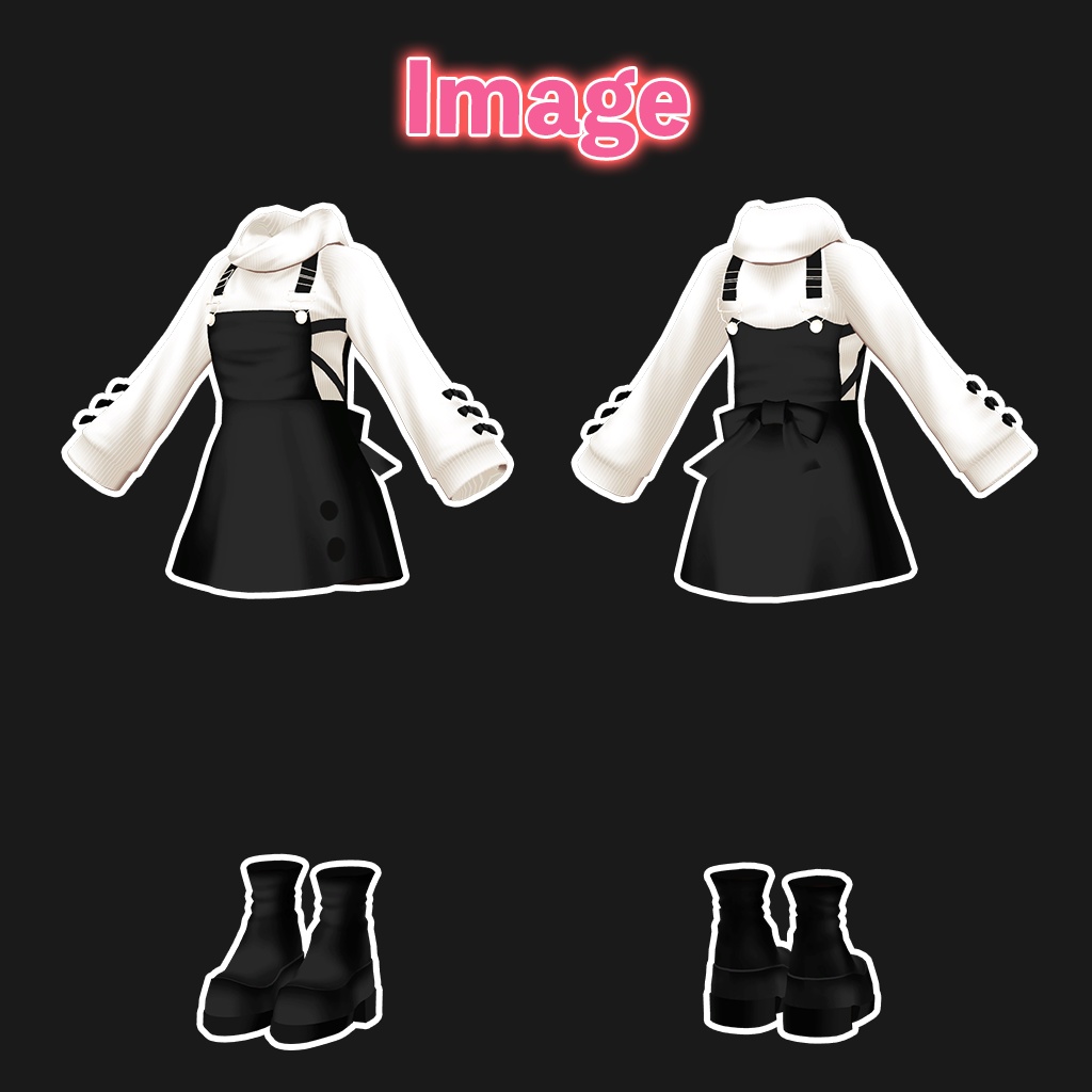 「ルシナ」専用【3D衣装モデル】カプチーノ