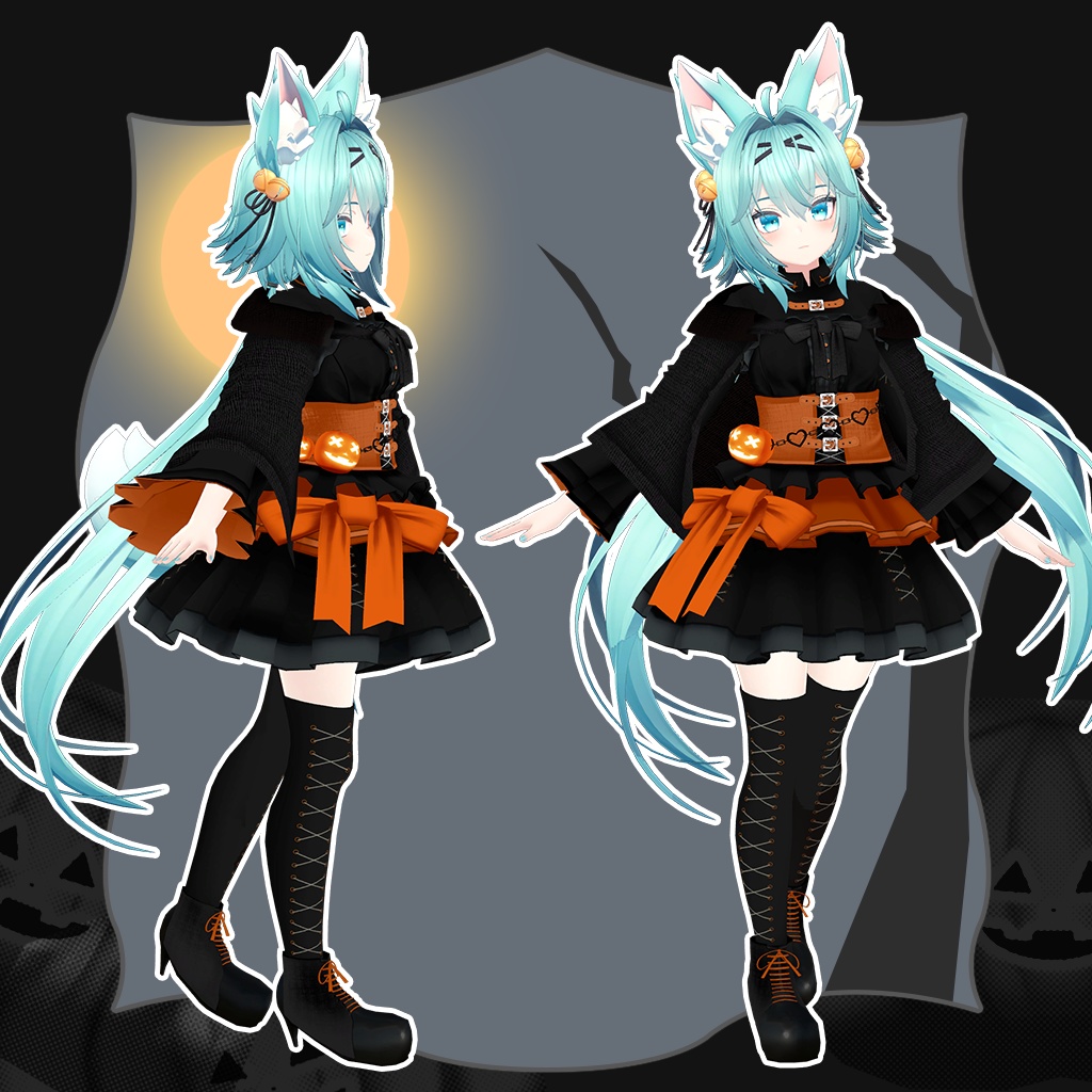 「竜胆」専用【3D衣装モデル】ハロハロ