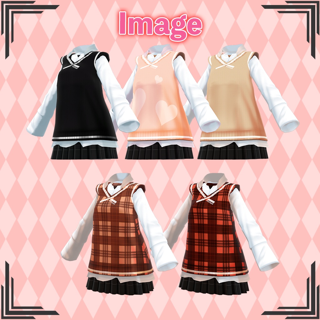 「ゾメちゃん」専用【3D衣装モデル】マインマイン