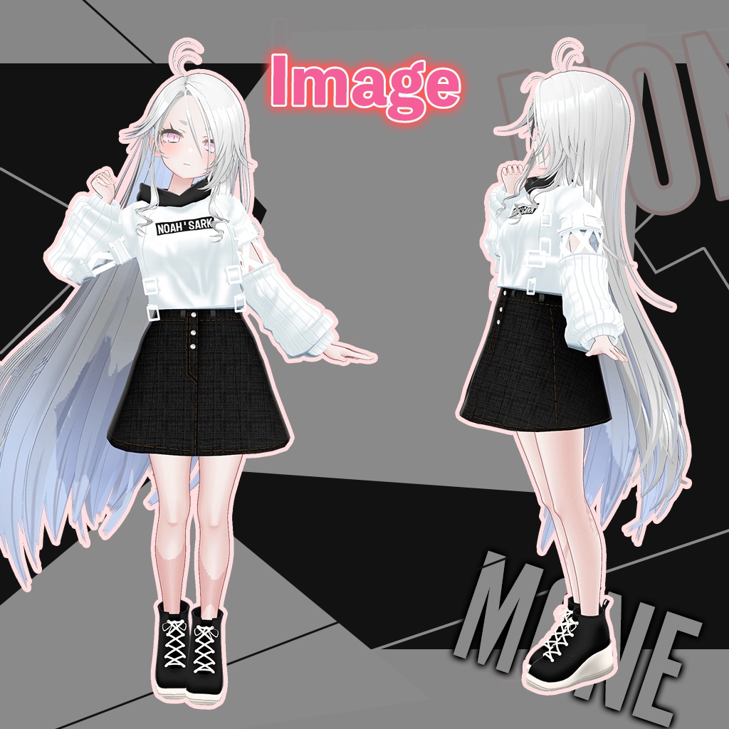 「ゾメちゃん」専用【3D衣装モデル】モネ