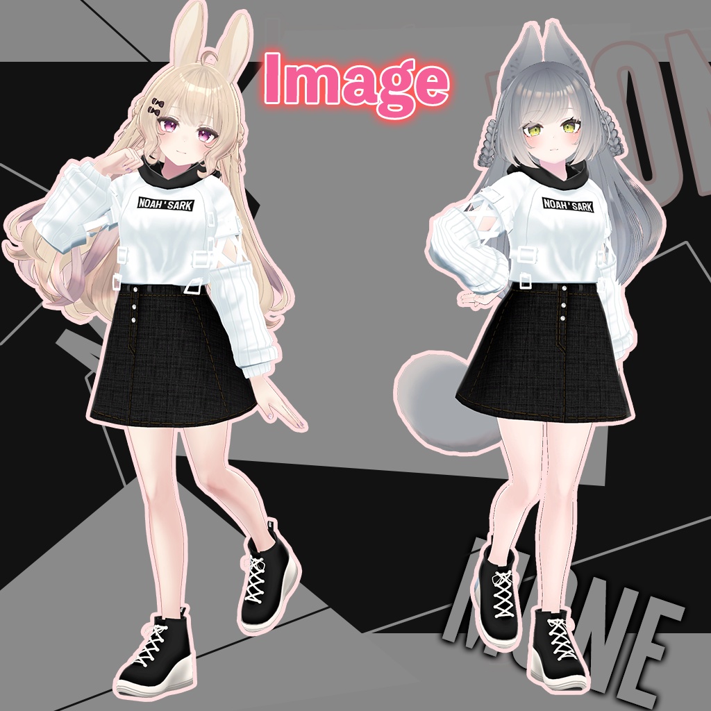 「ルーナリット/リーファ」専用【3D衣装モデル】モネ