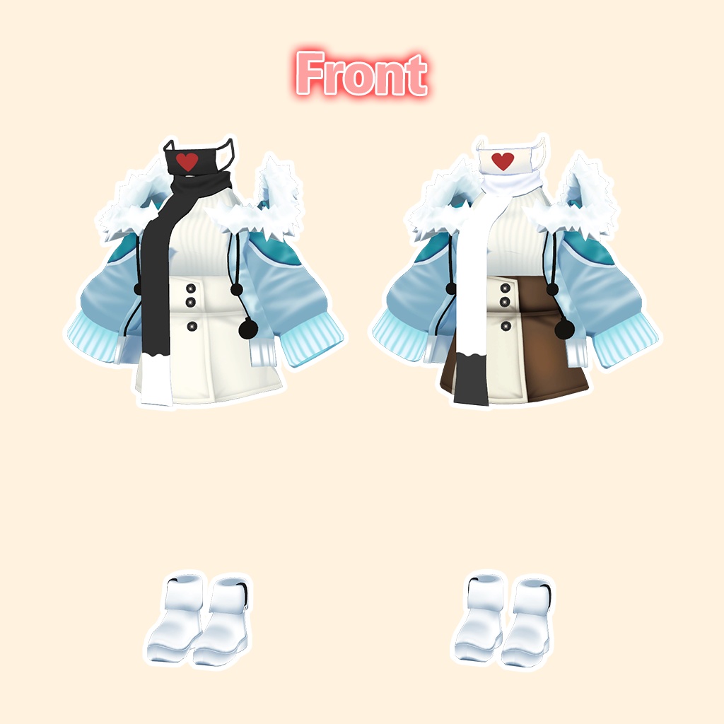 「ルーナリット/リーファ」専用【3D衣装モデル】白きなこ