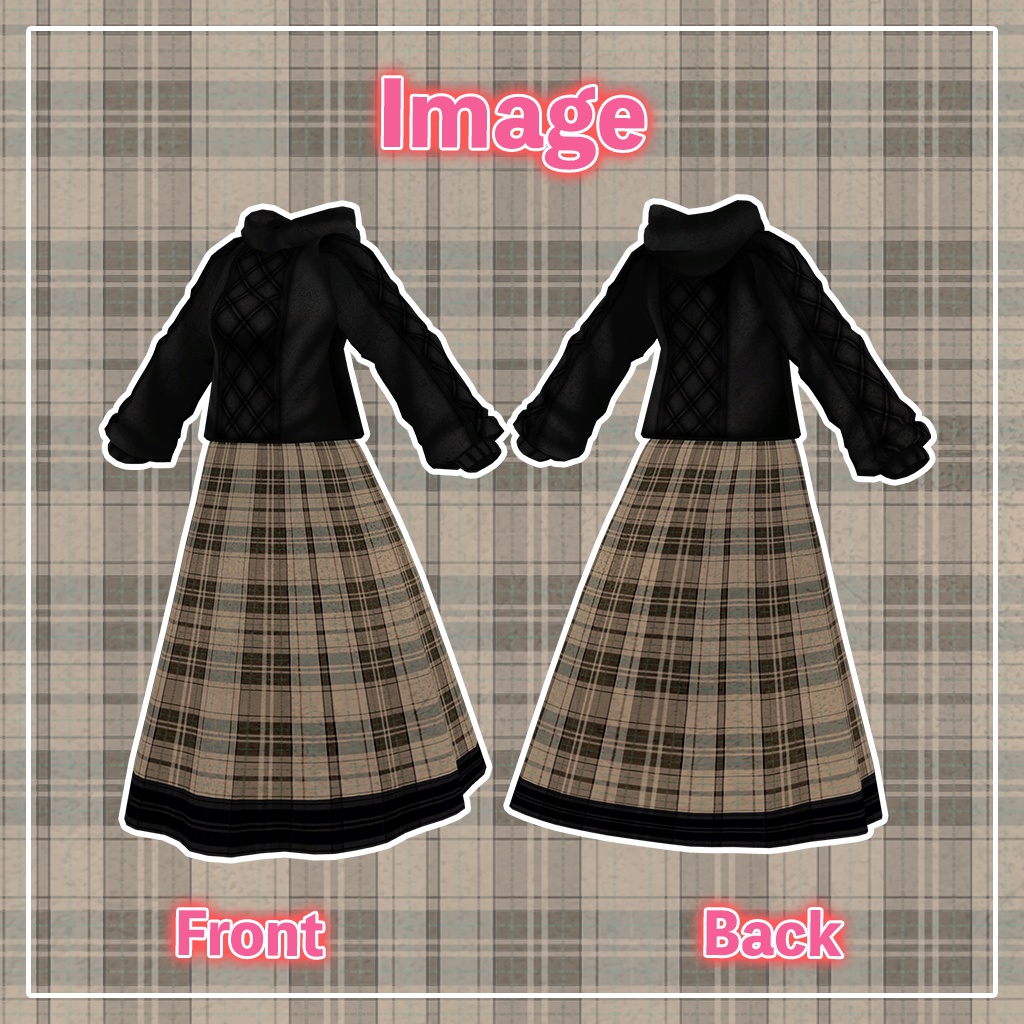 「ゾメちゃん」専用【3D衣装モデル】ダース