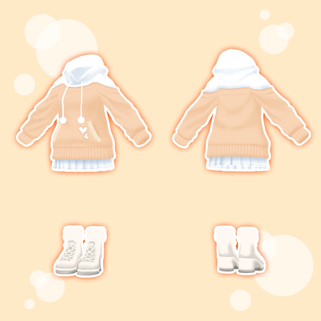 「カリン」専用【3D衣装モデル】モナカ