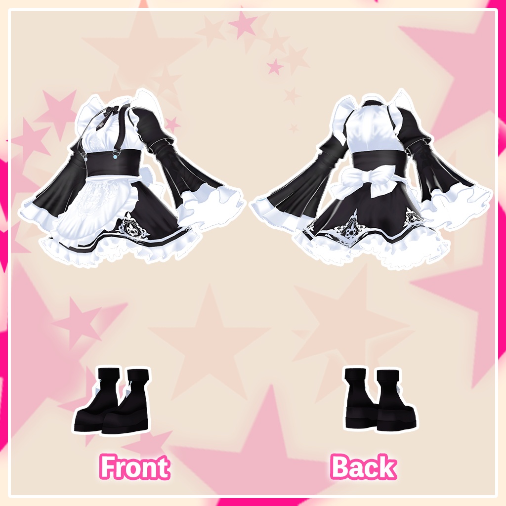 「ゾメちゃん」専用【3D衣装モデル】メイド