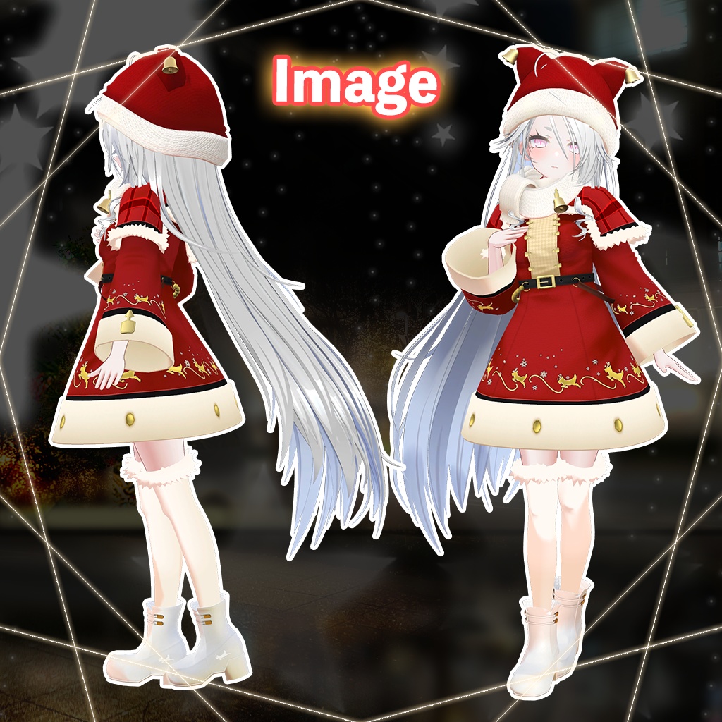 「ゾメちゃん」専用【3D衣装モデル】ハピハピクリスマス