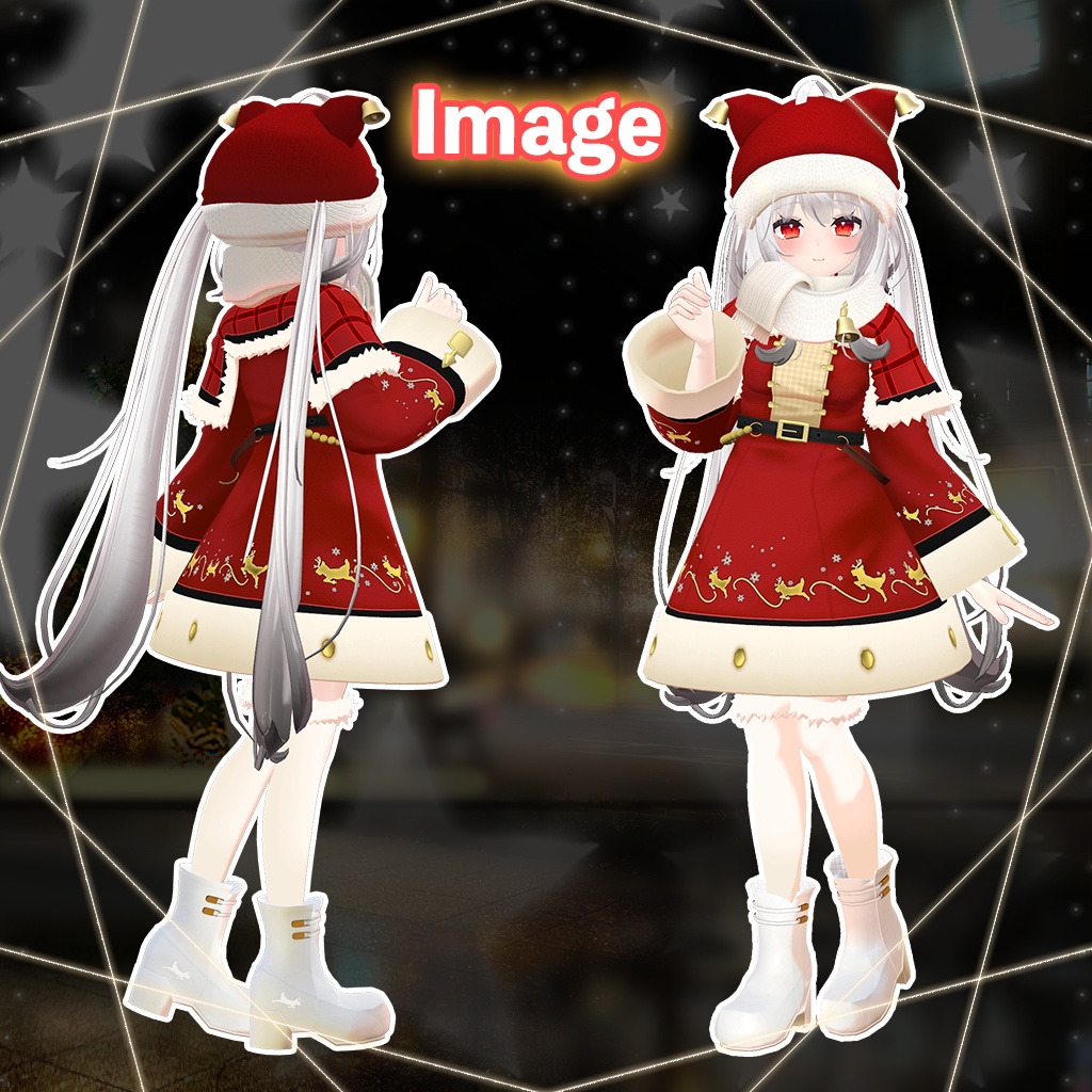 「舞夜」専用【3D衣装モデル】ハピハピクリスマス