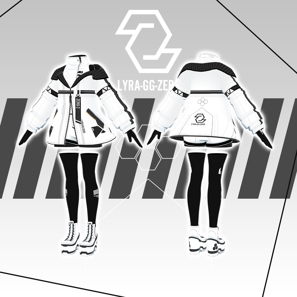 「薄荷」専用【3D衣装モデル】LyraZERO