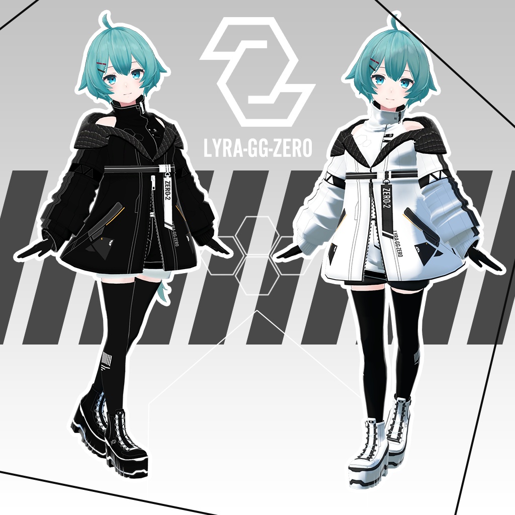 「薄荷」専用【3D衣装モデル】LyraZERO