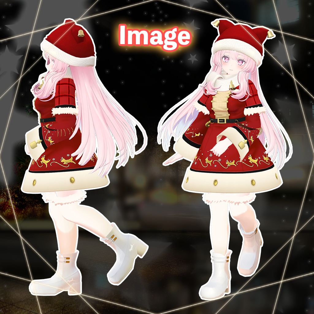 「セレスティア」専用【3D衣装モデル】ハピハピクリスマス