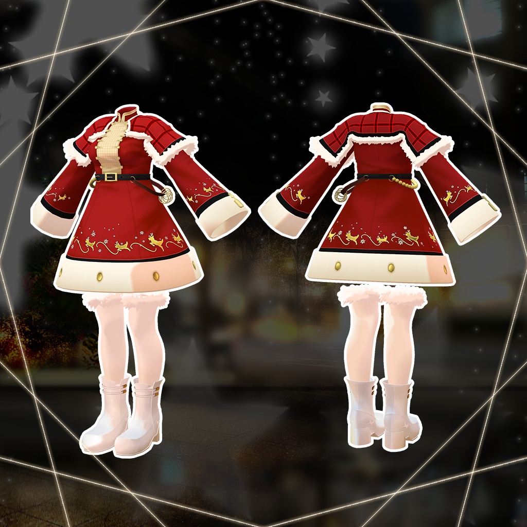 「セレスティア」専用【3D衣装モデル】ハピハピクリスマス