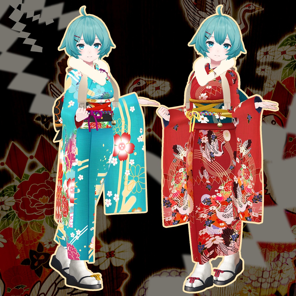 「薄荷」専用【3D衣装モデル】はないちもんめ